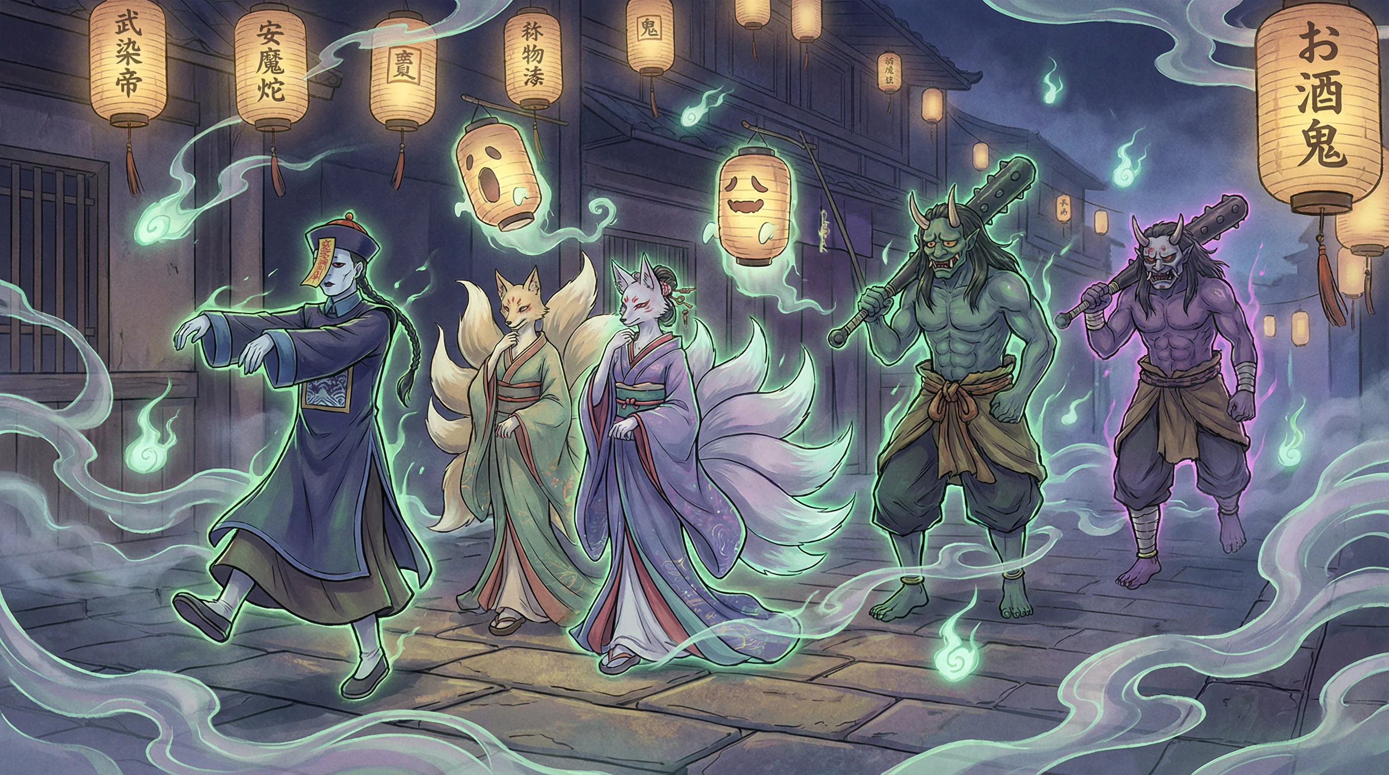 百鬼夜行 - 放尿电影 中日鬼怪动漫